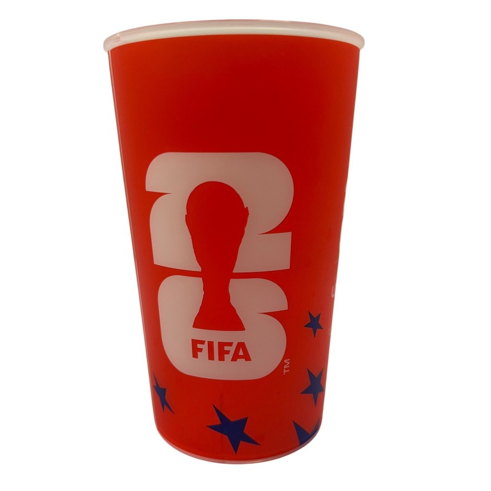 Michelob ULTRA FIFA World Cup 26 Red Plastic Stadium Cups Soccer Stars